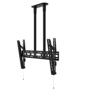 Uchwyt sufitowy do monitora XL z pochyłem i wysięgnikiem 3m B-Tech BT8449-300/BB